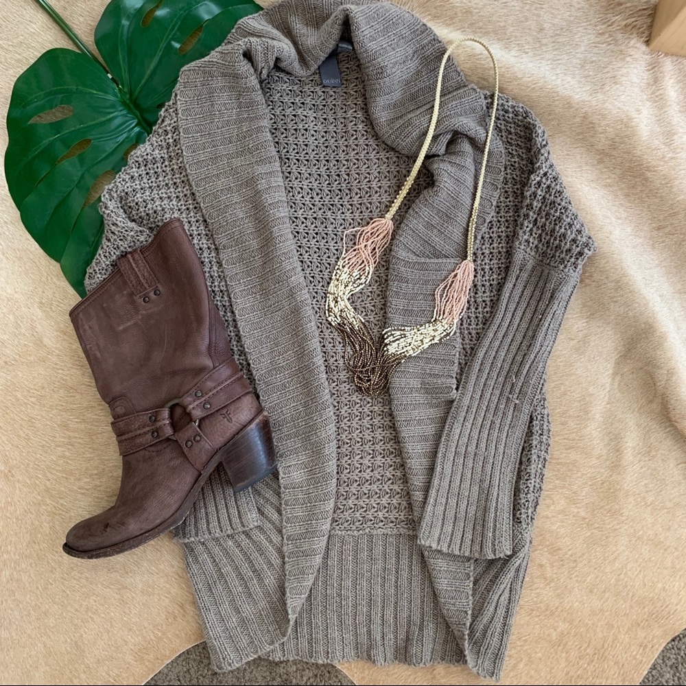 Lightweight Taupe Cardigan